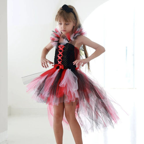 Arrival Dark Witch Costume Set for Girls – Halloween Tutu Dress with