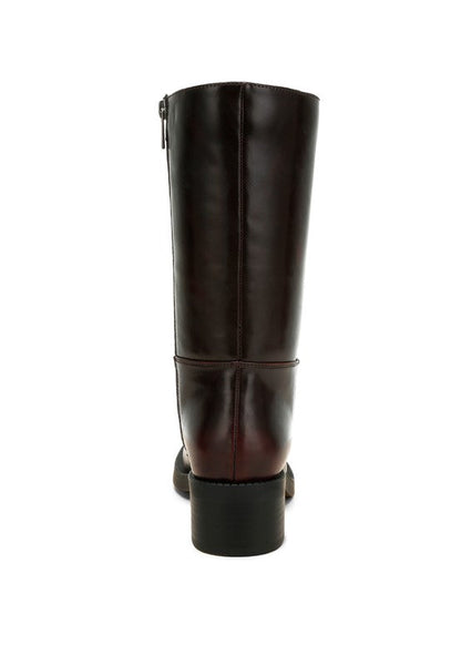 Soora Block Heel Calf Boots