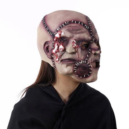 Halloween Three-sided Grimace Horror Mask Cosplay Mask Party Scary
