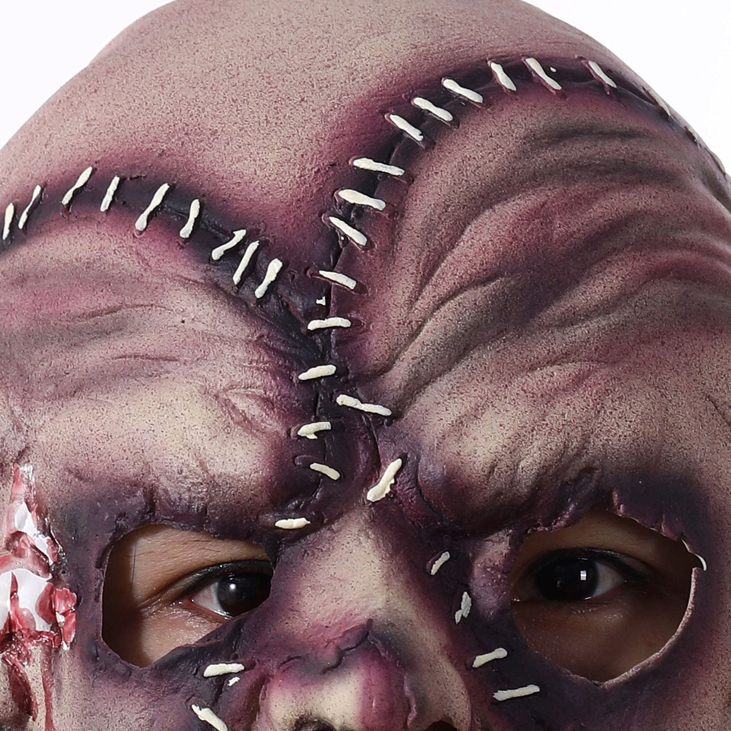 Halloween Three-sided Grimace Horror Mask Cosplay Mask Party Scary
