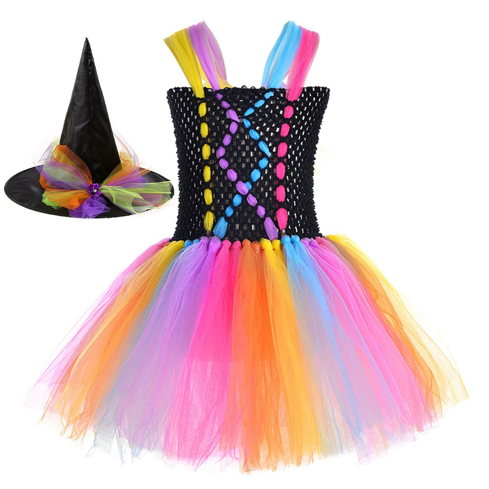 Arrival Kids’ Witch Costume Dress for Girls – Halloween Cosplay Outfit