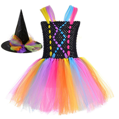 Arrival Kids’ Witch Costume Dress for Girls – Halloween Cosplay Outfit