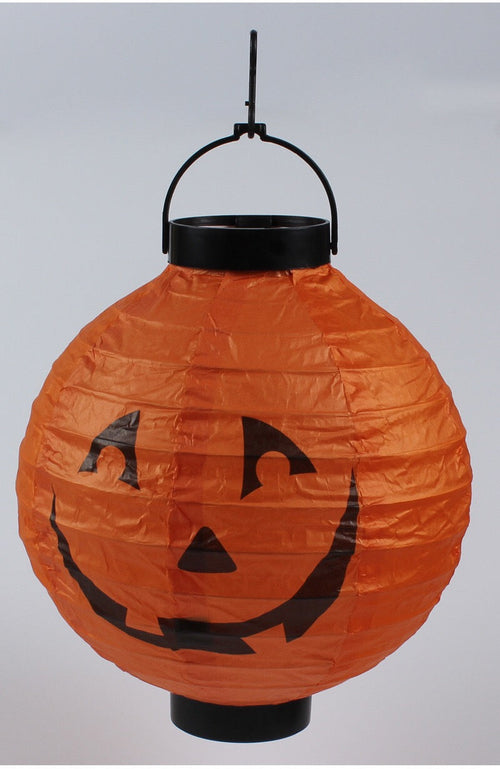 Halloween Handheld Halloween Pumpkin Paper Lantern Hanging Light-Up