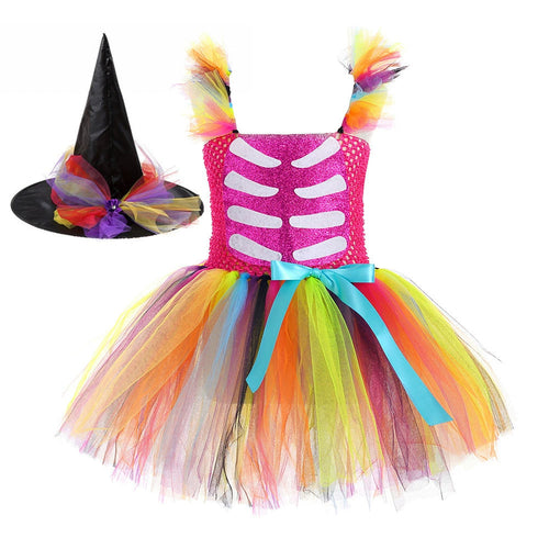 Arrival Kids’ Witch Costume Dress for Girls – Halloween Cosplay Outfit