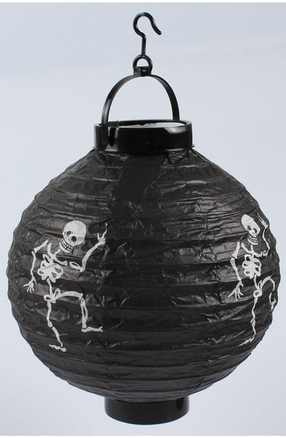 Halloween Handheld Halloween Pumpkin Paper Lantern Hanging Light-Up
